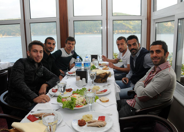 Takımımıza moral yemeği