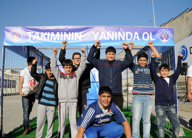 Maç öncesi etkinliği ilgi gördü