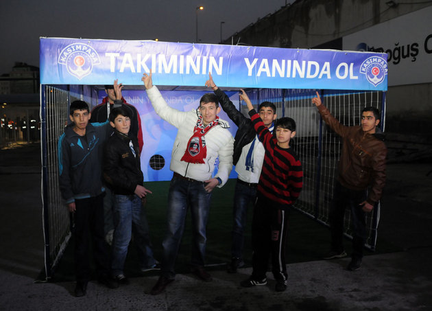 Maç öncesi etkinlikleri ilgi gördü