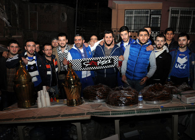 Taraftarlar bir araya geldi