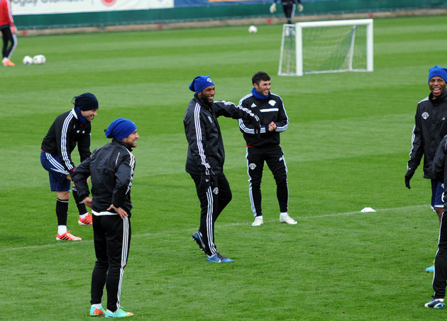 Hazırlıklar çift antrenmanla devam etti