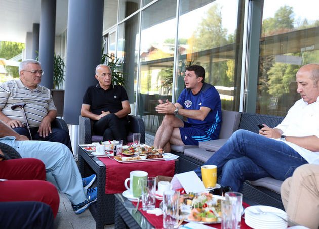 Başkanlarımızdan kampa ziyaret