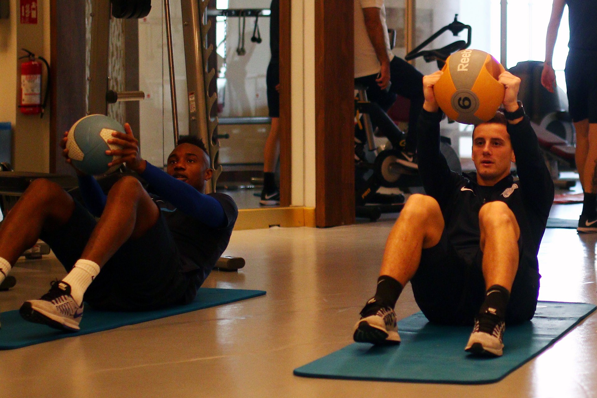 Takımımız salonda çalıştı