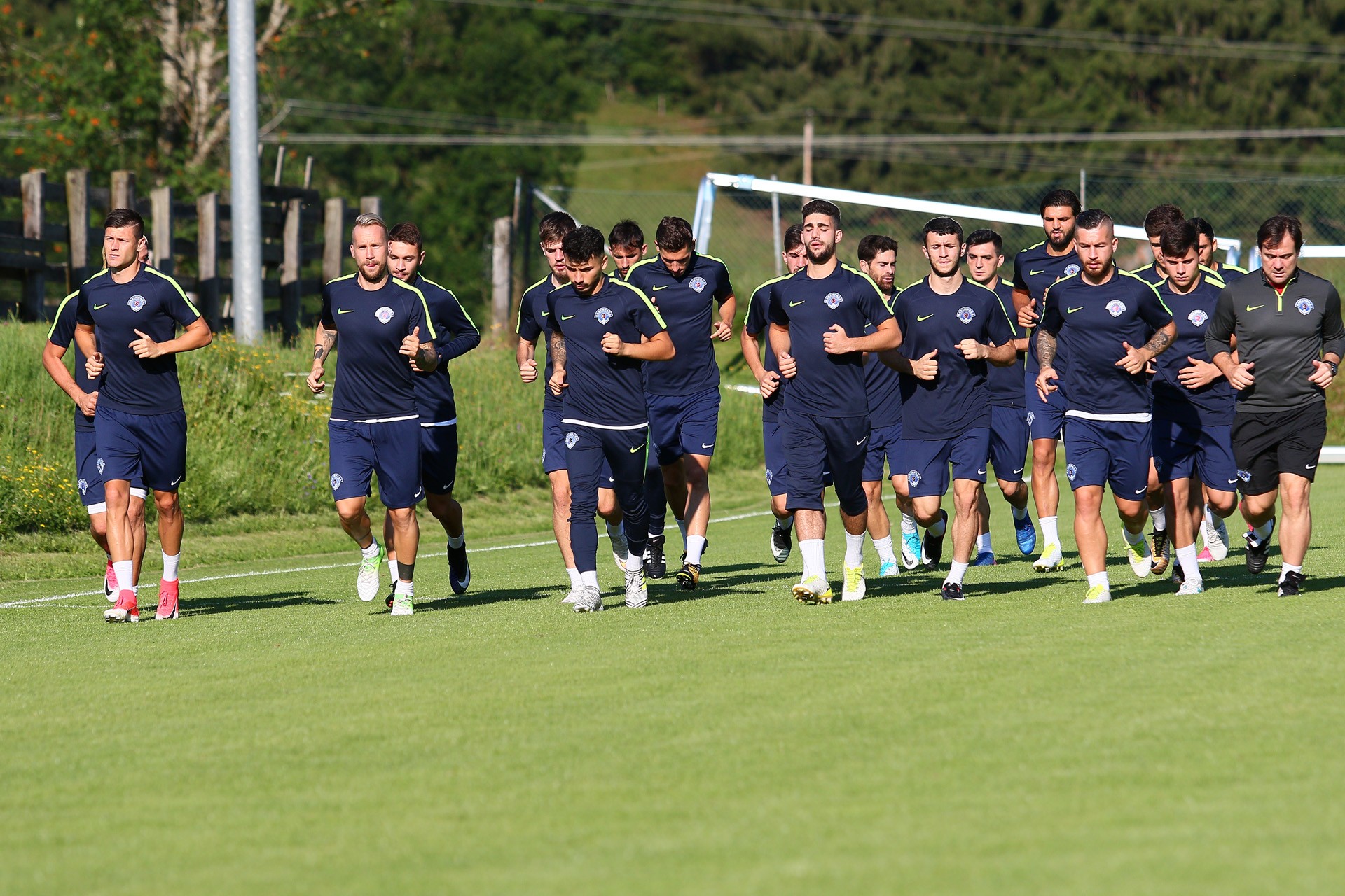 Avusturya’da ilk antrenman