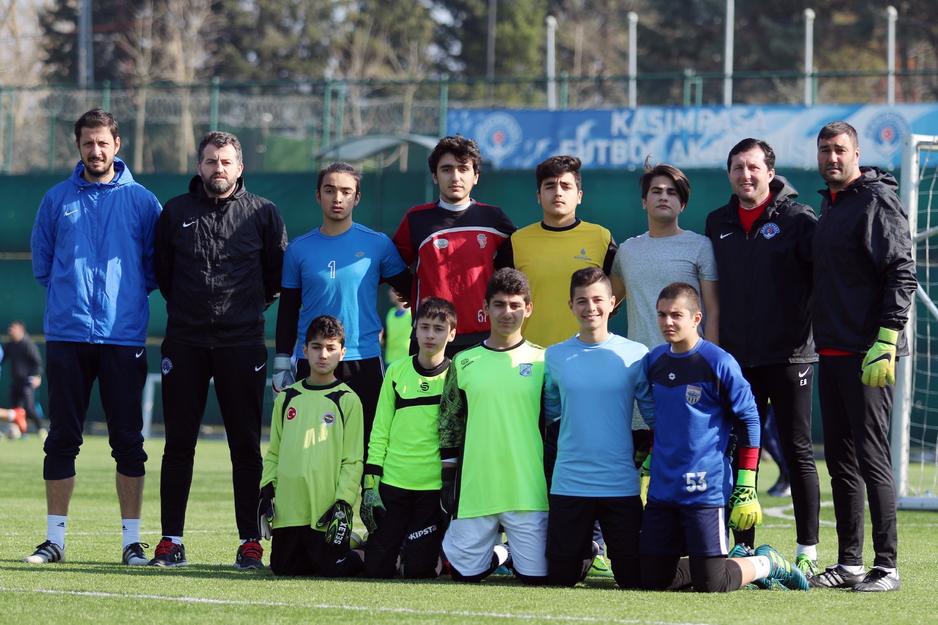 Altyapı kaleci seçmeleri yapıldı