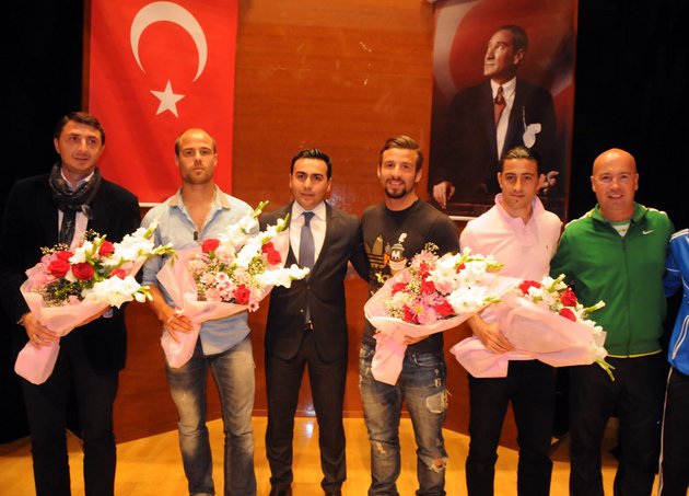 Arveladze ve oyuncularımız panele katıldılar